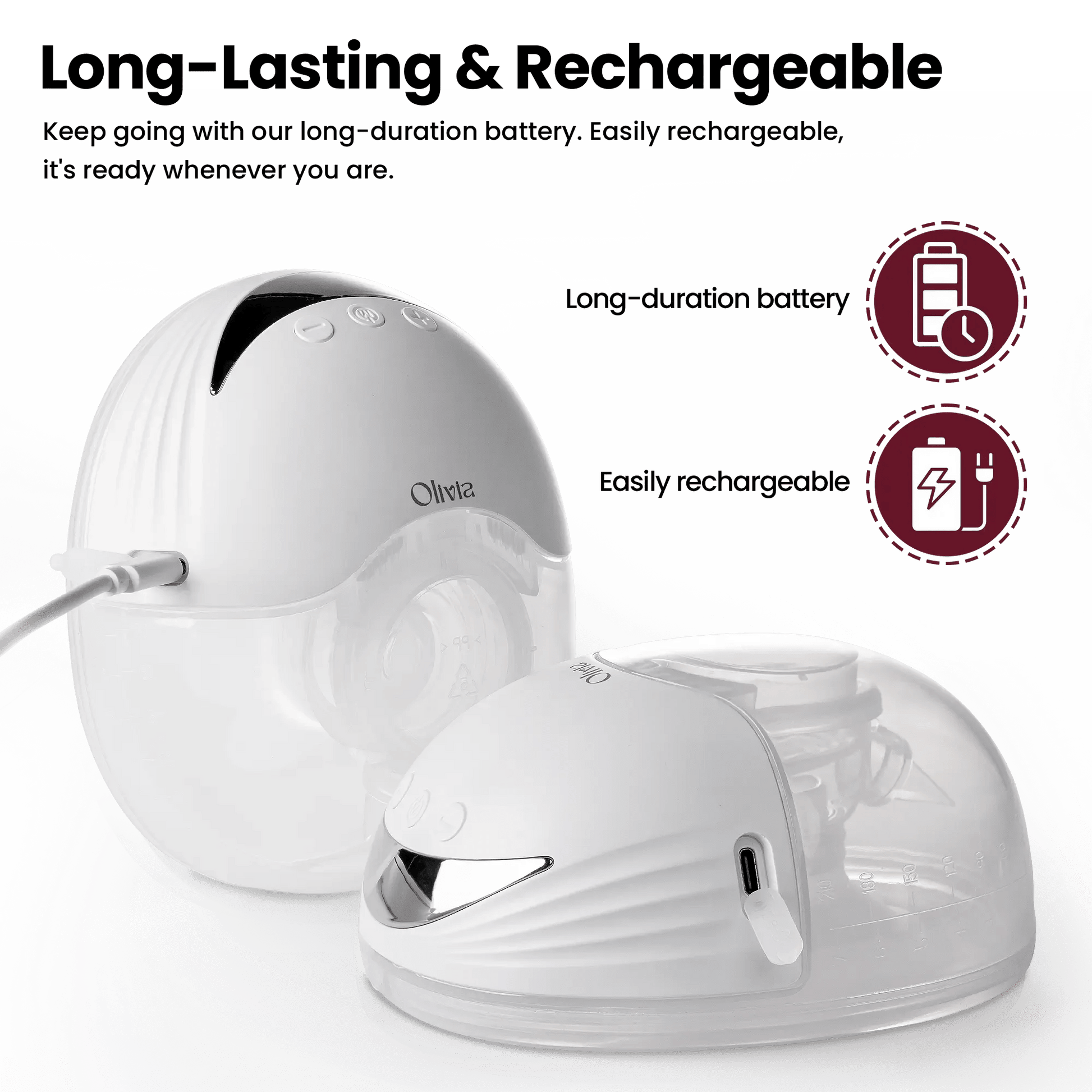 Olivia by Lolafo Wearable Breast Pump - Olivia by Lolafo